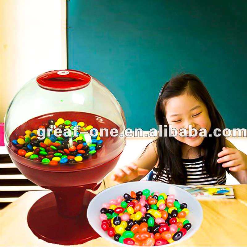 厂家供应 自动红外感应糖果罐 自动糖果机 MM豆糖果罐自动出糖