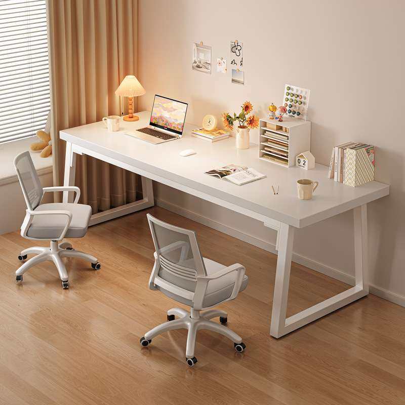 双人电脑桌台式长书桌学生家用学习写字桌小户型卧室白色办公桌子,3C数码配件,其它配件,淘宝优惠券,粉丝福利购,淘宝优惠卷