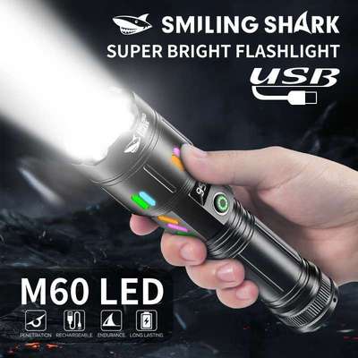 New outdoor lighting long-range bright light flashlight
