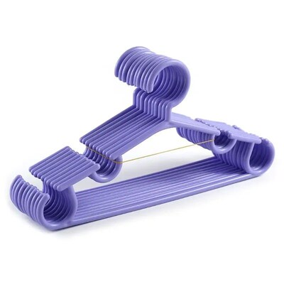 2022 New 10Pcs/Set Portable Children Clothes Hanger Toddler
