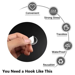 100 Pcs Ceiling Strong Small Adhesive Hook 3cm Hang Flag Pos