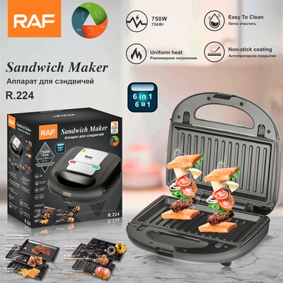 3 in 1 bread breakfast Machine Panino Toaster Sandwich Maker