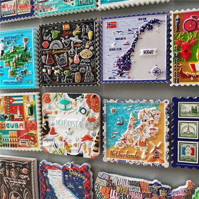 World Tourism Fridge Magnets Japan USA Australia Philippines