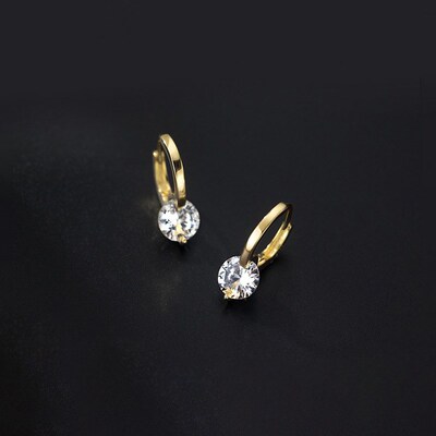 Commuting Elegant Short Ear Buckle Niche Simple Design Sense