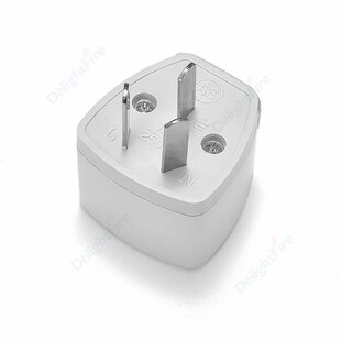 1pc Universal Plug Adapter EU European US UK To 3 / 2 Pin Au
