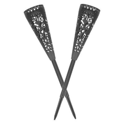 2Pcs Hollow Lawn Courtyard Flower Holder Garden Vase Flower