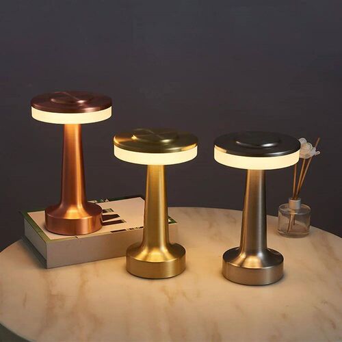 Retro Led Table Lamp Usb Rechargeable Infinitely Dimmable Ni