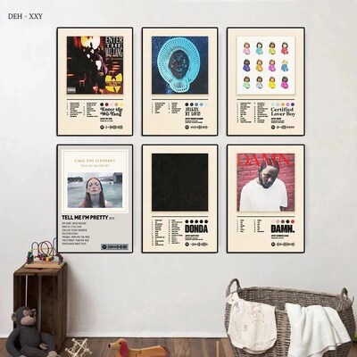 Music Album vers Poster Rapper 2Pac Hiphop Singer Album vers