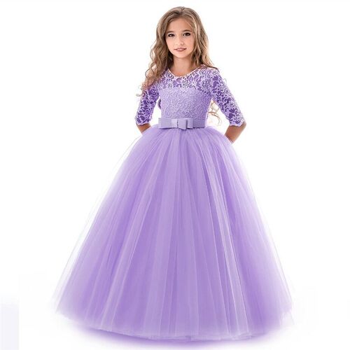 Teenage Girls Dress Summer Childrens Clothing Party Elegant