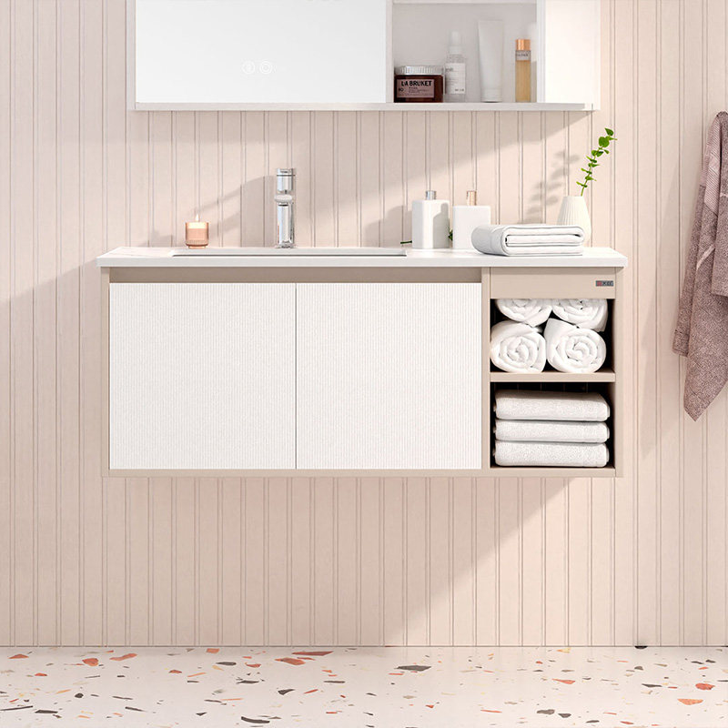 【性价推荐】大白小方糖浴室柜岩板陶瓷一体盆洗漱洗手洗脸盆,家装主材,浴室柜组合,淘宝优惠券,粉丝福利购,淘宝优惠卷