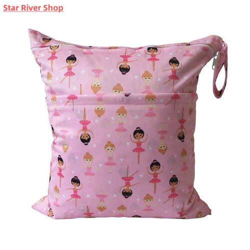 Wet Dry Bag XL:40*45cm Baby Maternity Packs Washable Zipper