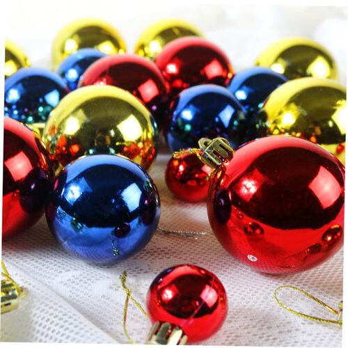 Christmas Decorations tree 3/4/6/8cm Christmas Ball pendant