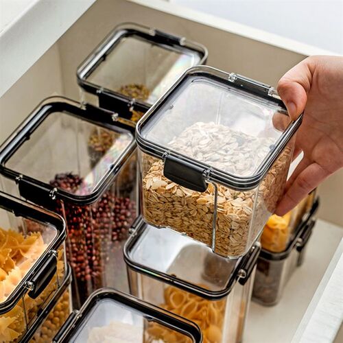 container food storage box kitchen cans for bulk cereal bloc