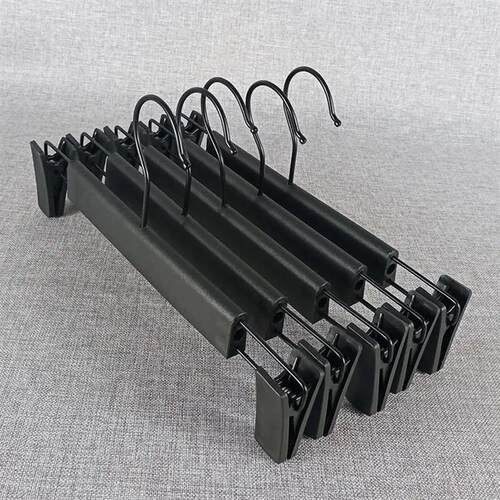 10pc plastic pants clip clotb hanger trouser rack skirt clip
