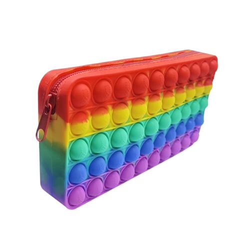 Antisss Pops Fidget Toy Bag Push Its Bubble Pencil Case Chil