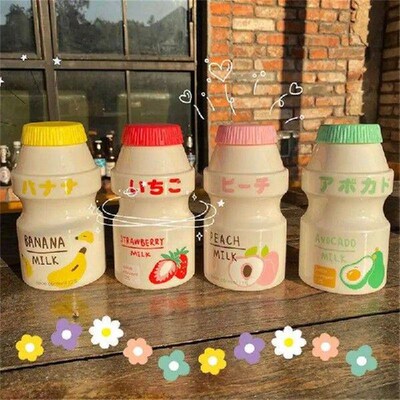 480ml Yogurt Plastic Water Bottle Tour Fruit Drinking