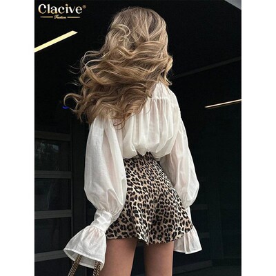 Clacive Fashion Loose Pink Office Womens Blouse 2024 Elegan