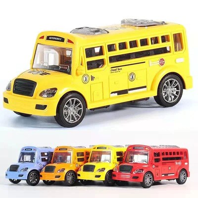 School Bus Model Car For Children Toys, Kids Educational Toy
