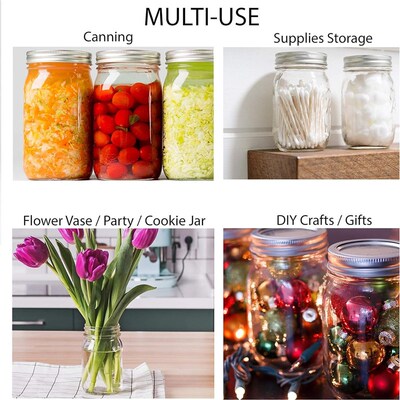 Wide Mouth Mason Jars Pint Size Jars