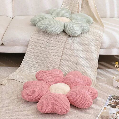 Stuffed Five Petal Flower Cushion Girly Room Decoration Plan