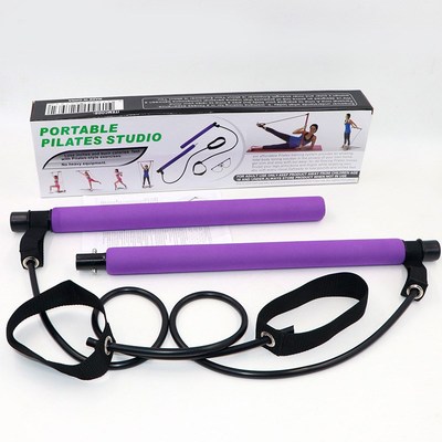 Pull up Resistance Band Yoga pull Rods Pilates fitness bar