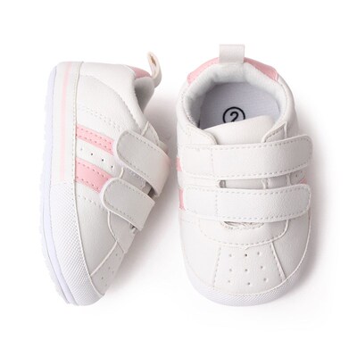 Baby Shoes 01 Years White Velcro Softsole BL2311 Newborn Sne