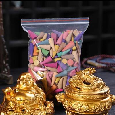 60pcs Mixed Cones Incense Aromatherapy Waterfall Smoke Backf