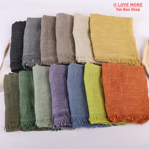 2023 NEW Autumn New Cotton Pashmina Shawl Lady Wrap Warm Win