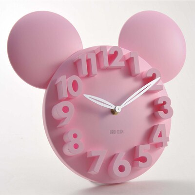 New Cartoon Stereo 3D Digital Wall Clocks,novel children bed