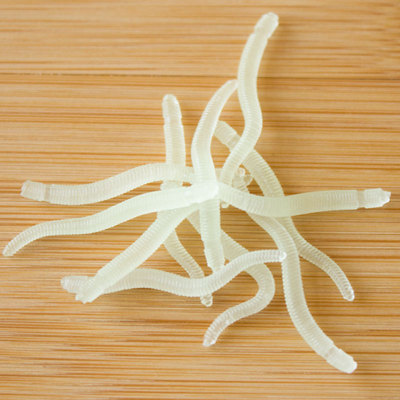 20/50PCS Fishing Lures Lifelike Fishy Smell Red Soft Lures S