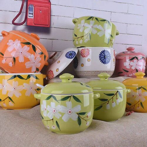 Nordic Ceramic Seasoning Pot Household Single Large Pig Oil