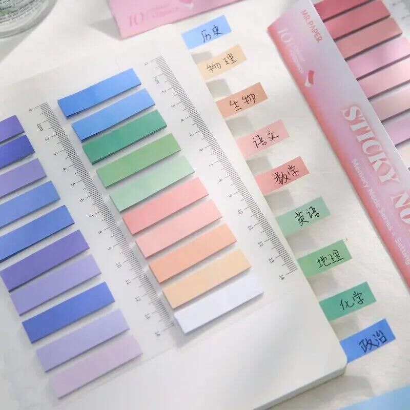 200 Sheets/set of Moranti Colored Index ers for Marking, Mes