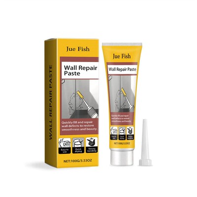 Jue Fish Wall Crack Repair Paste for fixing wall damage, scr
