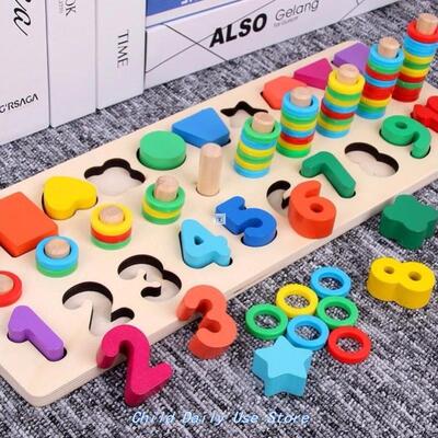 WoodEn MonTEssori EduCaTional Toys For ChildrEn Kids Early