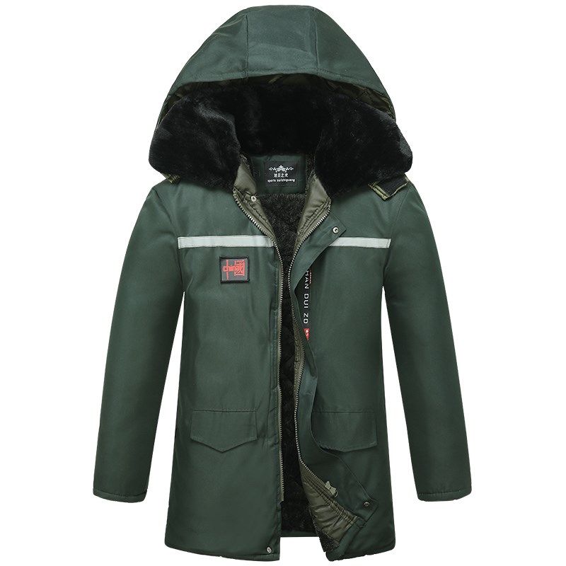 冬季中长款加绒加厚棉大衣男防水迷彩棉服冷库工作服棉袄劳保棉衣,户外/登山/野营/旅行用品,军迷大衣/棉大衣,淘宝优惠券,粉丝福利购,淘宝优惠卷