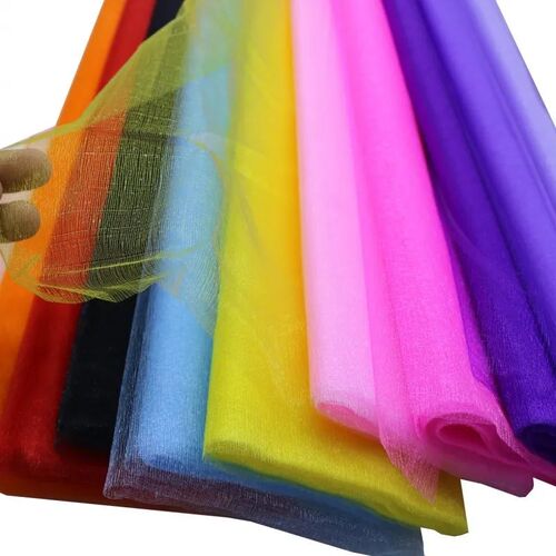 48cm Wide Tulle Roll Fabric 5m / 10m Pure Color Organza for