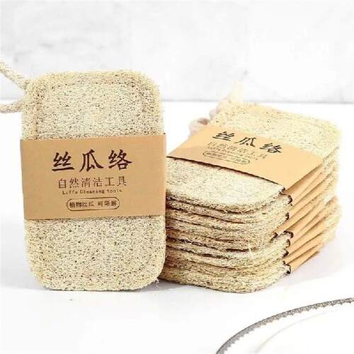 Natural Luffa Dish Washing Cloth Sponge Loofah Scrub Pad