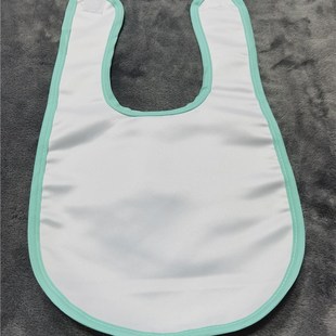 10pcs/Lot DIY Sublimation Blank Baby Bib Handkerchi with loo