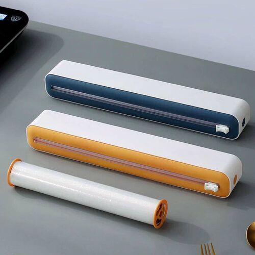New Plastic Wrap Dispenser Cling Film Dispenser Cutter Saran