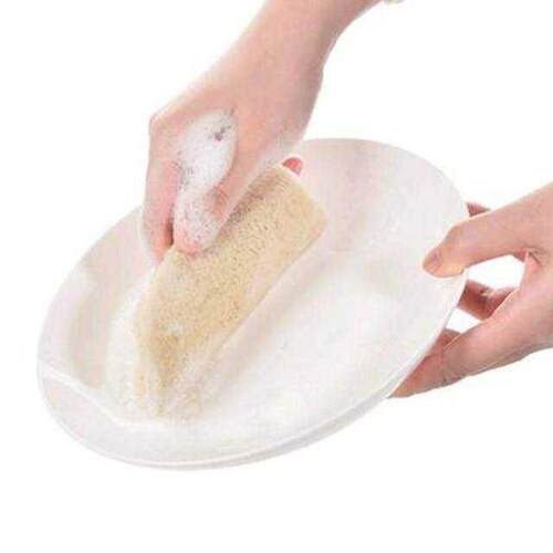 Natural loofah dih cloth ponge vegetable ponge bruh pot