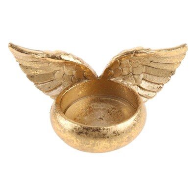 Angel Wings Candle Holder Resin Statue Home Decoration Praye