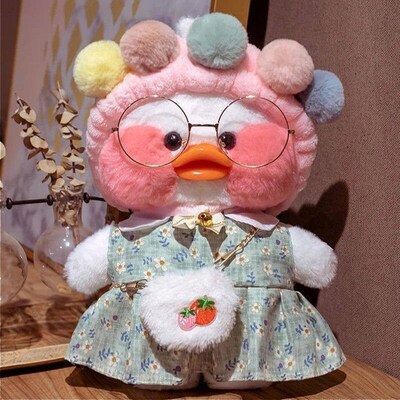 30cm Cute Lalafanfan Yellow Cafe Ducks Stuffed Soft Toy Kawa
