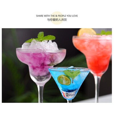 Lead-free crystal margarita glass martini glasses of red酒杯
