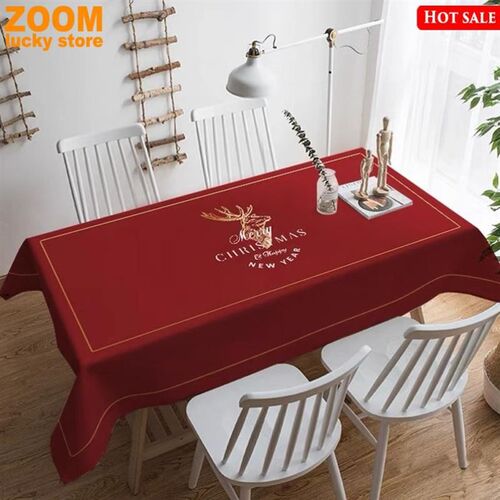 Christmas tablecloth Party decorations Table mat home cloths