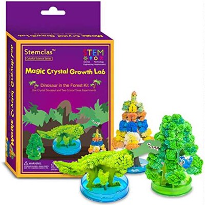 Stemclas Magic Crystal Growth Lab  Dinosaur in The Forest Ki