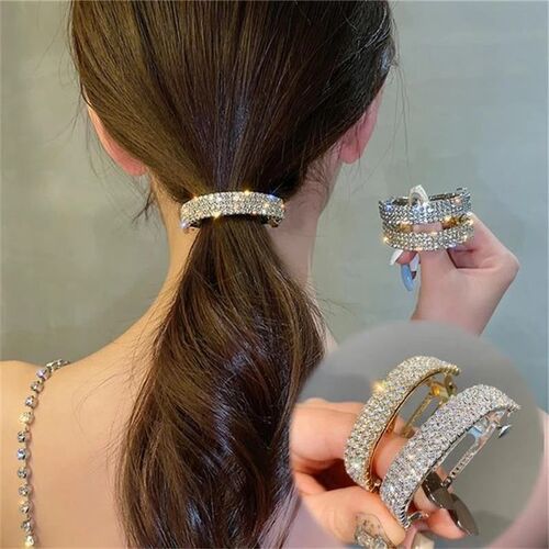 Fashion Girl Metal Rhinestone Hair Clips For Women Hair Barr
