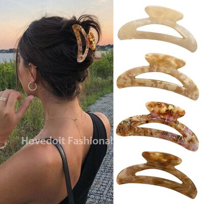 1PC Girl Hair Claw Women Geometric Hair Clamp Grab Hair Jaw