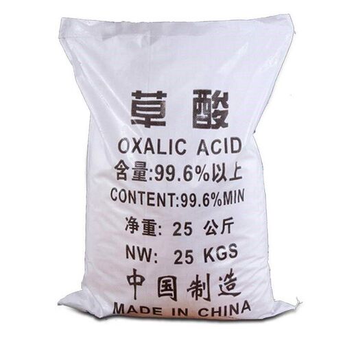 Oxalic acid powder solution particles high concentration mu