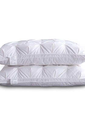 白鹅绒全棉羽绒枕 95% Goose Down Pillow Soft Feather Pillows