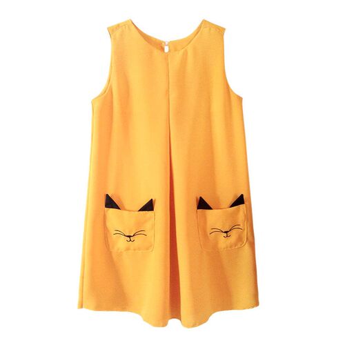 Summer New Girls Vest Princess Dress Childrens Dress Summer